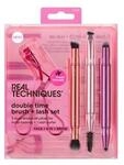 Real Techniques Double Time Brush & Lash Set 4 Stk. Pinselset