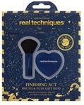 Real Techniques FINISHING ACT BRUSH & PUFF DUO Pinselset