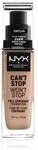 NYX Professional Makeup Can't Stop Won't Stop 24-Hour Foundation Fl&uuml;ssige...