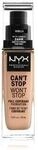 NYX Professional Makeup Can't Stop Won't Stop 24-Hour Foundation Fl&uuml;ssige Foundation