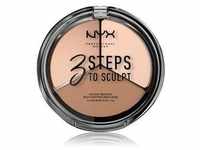 NYX Professional Makeup 3 Steps to Sculpt Make-up Palette 15 g Nr. 01 - Fair