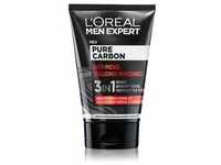 L'Oréal Men Expert Pure Carbon Anti-Pickel Tägliches Waschgel für jugendliche