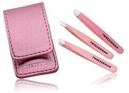 Tweezerman Micro Mini Tweezer Set Micro Mini Pinzetten Set, Pink Pinzette