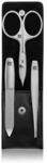 Zwilling Premium Manik&uuml;re Set 3tlg. mit Kombi-Nagelschere Leder, in Schwarz