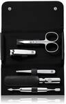 Zwilling Classic Manik&uuml;re Set 5tlg. mit Nagelknipser in Schwarz Manik&uuml;re-Set