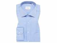 COMFORT FIT Cover Shirt in blau unifarben, blau, 40
