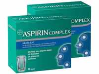 PZN-DE 80029160, Aspirin Complex Granulat 2X20 St, Grundpreis: &euro; 0,60 / Stück