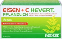 PZN-DE 18307242, Hevert-Arzneimittel Eisen+c Hevert Pflanzlich Kapseln 60 St,