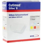 Cutimed Siltec B Schaumverb.12,5x12,5 cm 12 St