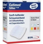 Cutimed Siltec Plus Schaumverb.10x10 cm 12 St