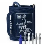 Pulox 1-Schlauch Blutdruckmanschette (15 - 24 cm) - inkl. Adapter 1 St