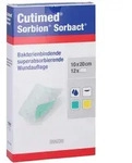 Cutimed Sorbion Sorbact Wundauflage 10x2 12 St