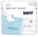 Seni Soft Super 60 x 60 cm Bettschutzunterlagen Unisex 30er Pack 30 St