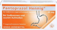 PZN-DE 08439965, Hennig Arzneimittel Pantoprazol Hennig B.sodbrennen 20 mg ms 7 St,