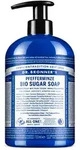 Dr. Bronner's Bio Sugar Soap Pfefferminze Naturseife 710 ml