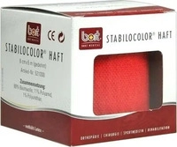 PZN-DE 08829407, BORT Stabilocolor haft Binde 6 cm rot 1 St