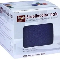 PZN-DE 08829353, BORT Stabilocolor haft Binde 6 cm blau 1 St
