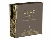 HEXTM «Respect XL», weite Kondome mit Sechseckstruktur (3 Kondome)