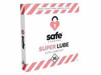 «Super Lube» extra feuchte Kondome mit anatomischer Form (36 Kondome)