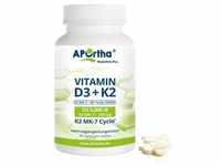APOrtha® Vitamin D3 5.000 IE + Natto Vitamin K2 MK-7 Cyclo® 200 μg -...