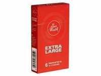 «Extra Large» breitere Kondome in Rundfolien (6 Kondome)