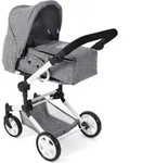 Bayer Chic 2000 Kombi-Puppenwagen "JARA" Jeans grau