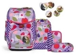 ergobag CUBO Schulrucksack-Set Bl&uuml;tenzauB&auml;r 5-teilig
