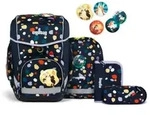 ergobag CUBO Schulrucksack-Set B&auml;rnsteinh&ouml;hle, 5-teilig
