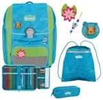 Scout Schulranzen-Set 4-teilig Genius DIN Water Lily