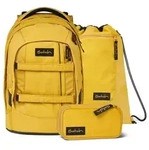 Satch PACK Schulrucksack Retro Honey Set