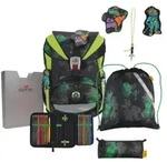 DerDieDas Schulrucksack-Set ErgoFlex Funny Fighter, 5-teilig