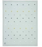 L&auml;ssig Baby-Strickdecke GOTS Dots Mint