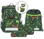 Step by Step SPACE SHINE Schulranzen-Set "Dino Night Tyro", 5-teilig