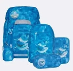 Beckmann Schulrucksack-Set Classic Ocean, 6-teilig