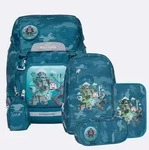Beckmann Schulrucksack-Set Classic Jungle Game, 6-teilig
