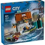 LEGO&reg; City 60417 Polizeischnellboot und Ganovenversteck, Polizei-Spielzeug