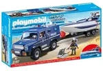 PLAYMOBIL&reg; 5187 City Action Polizei-Truck mit Speedboot