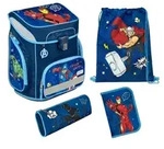 Scooli EasyFit Schulranzen Set Avengers 5-teiliges 18 Liter blau