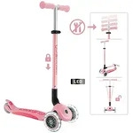 Authentic Sports Globber Primo Foldable Plus Lights pastellrosa-pink, mit