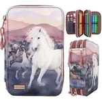 Depesche 12511 Miss Melody 3 Fach Federtasche NIGHT HORSES