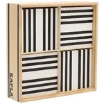 KAPLA&reg; Holzbausteine aus Pinienholz, schwarz und wei&szlig;, 100er Box