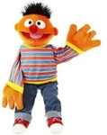 Living Puppets Seesamstra&szlig;e Handpuppe Ernie, 65cm