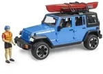 BRUDER&reg; 02529 Jeep Wrangler Rubicon Unlimited mit Kajak und Figur