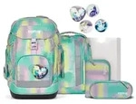 ergobag MAXI Set Schulranzen-Set ZauB&auml;rwelt, 6-teilig Rosa T&uuml;rkis 24 Liter