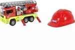 BRUDER&reg; 01760 Bruder MAN TGA Feuerwehr Drehleiter und Spielhelm