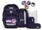 ergobag Pack Set Schulranzen-Set SternguckB&auml;r Reflex Glow Edition, 6-teilig Rosa