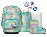 ergobag Pack Set Schulranzen-Set ZauB&auml;rwelt Reflex Glow Edition, 6-teilig Rosa