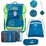 Scout Neo Schulranzen-Set 4tlg. DIN Deep Sea 21,5 Liter