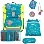 Scout Neo Schulranzen-Set DIN Little Flowers 21,5 Liter 4-teilig