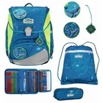 Scout Alpha Schulranzen-Set 4tlg. Deep Sea